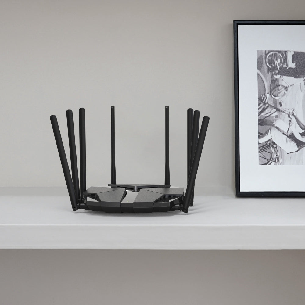 MERCUSYS MR90X AX6000 8-Stream Wi-Fi 6 Router | 4×4 Mu-Mimo | 2.5 Gbps Multi-Gigabit Port | Quad-core Processor MERCUSYS MR90X AX6000 8-Stream Wi-Fi 6 Router | 4×4 Mu-Mimo | 2.5 Gbps Multi-Gigabit Port | Quad-core Processor